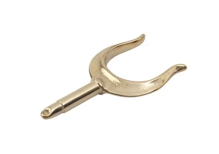 580570-1 – SEA DOG Oarlock, 2 Inch Ribbed Style Sand Cast Brass Set Of 2